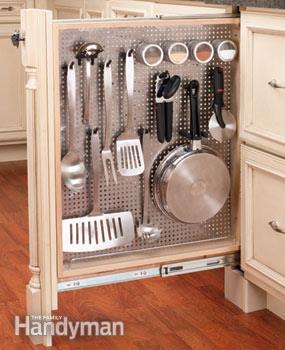 Kitchen Storage: Pull Out Pantry Shelves