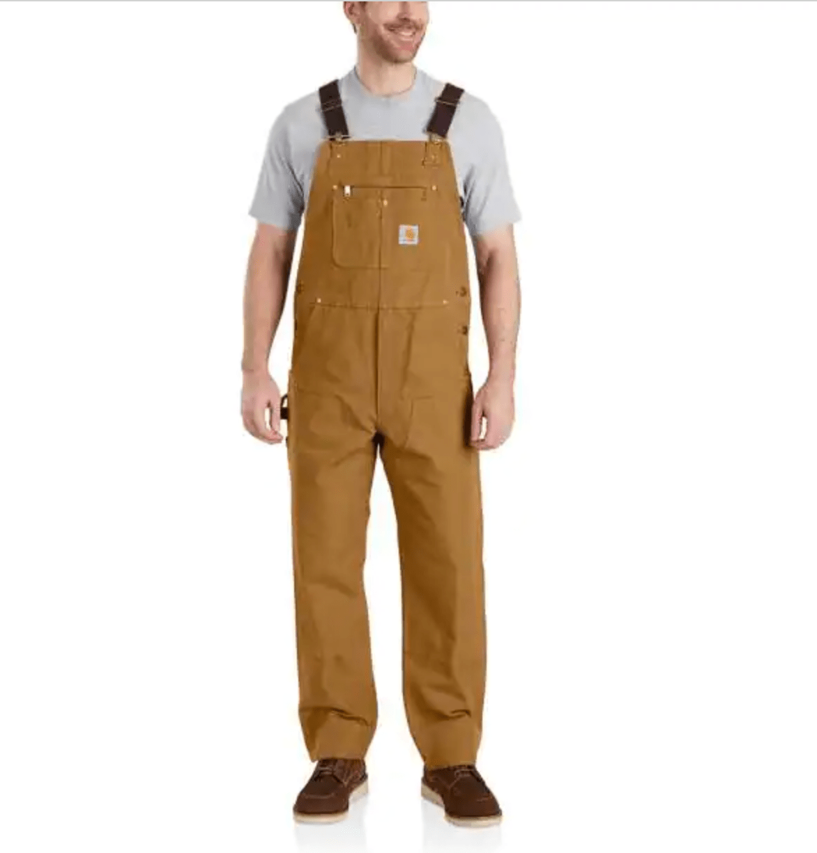 Relaxed Fit Duck Bib Overall