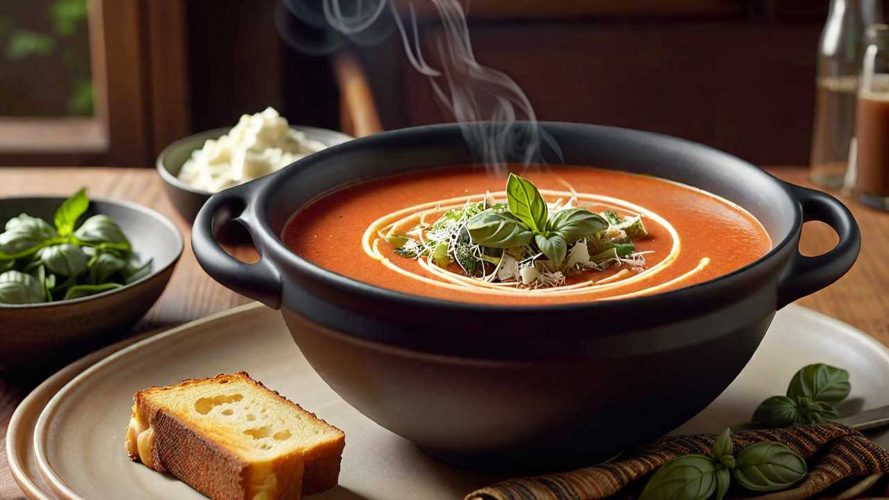 Garlicky Grilled Cheese Croutons for Soup