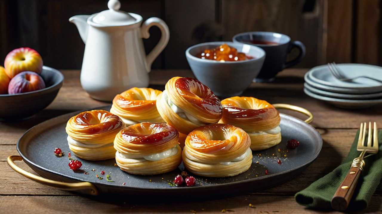 Camembert and Fig Jam Puff Pastry Twists