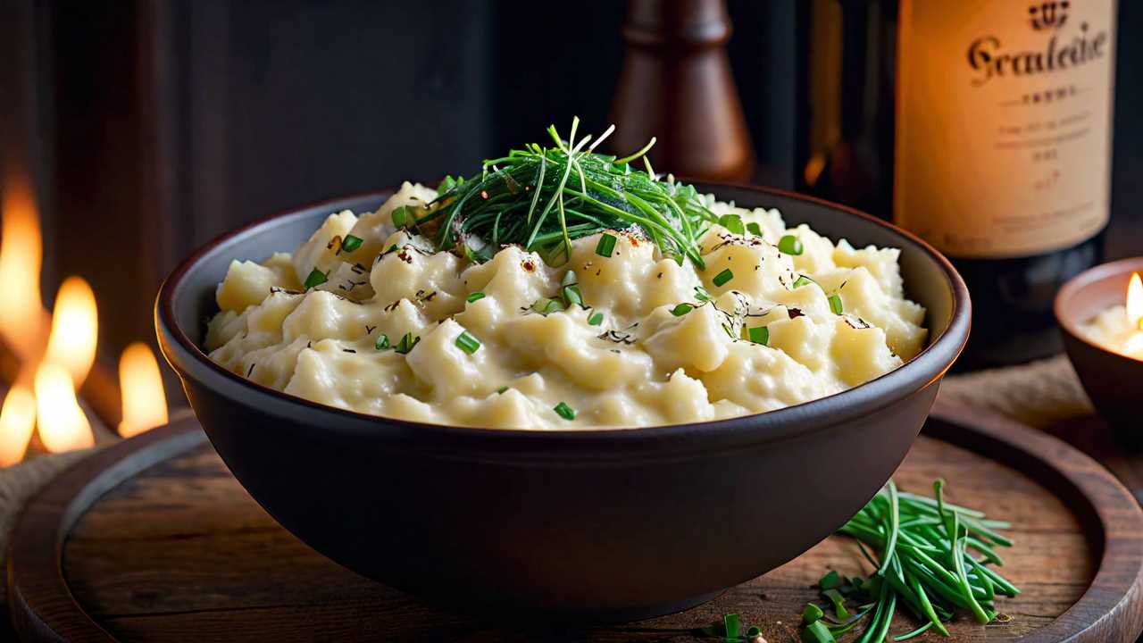 Caramelized Onion and Goat Cheese Mashed Potatoes