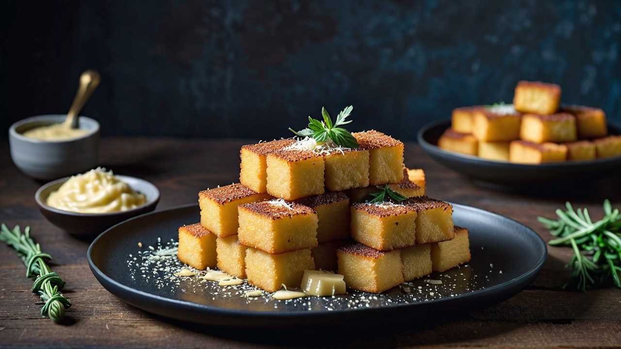 Truffle and Parmesan Polenta Fries