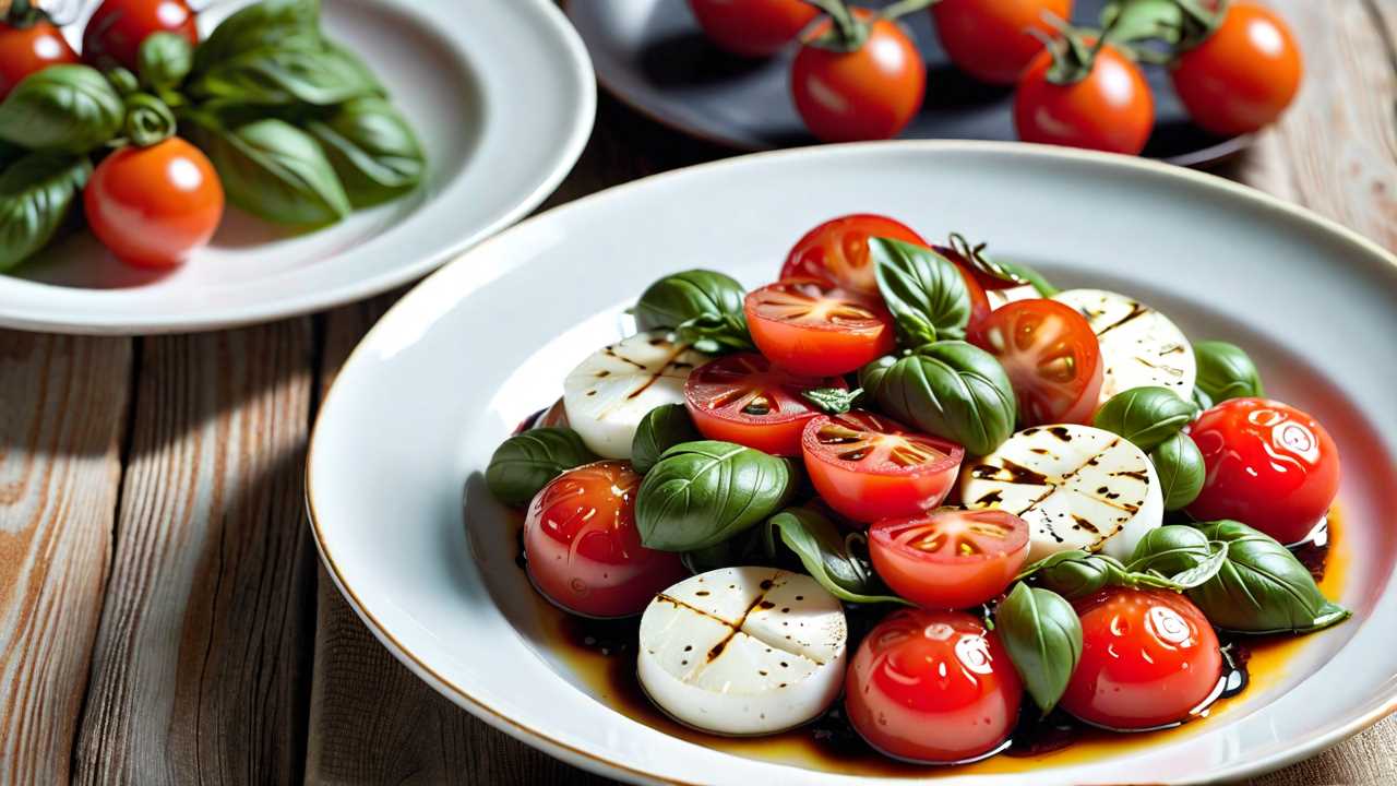 Caprese Salad with Balsamic Reduction