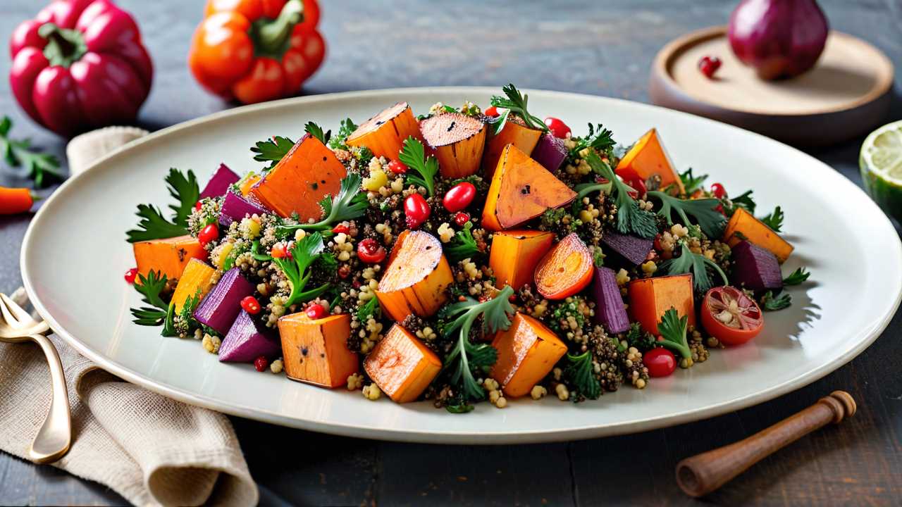 Roasted Vegetable and Quinoa Salad