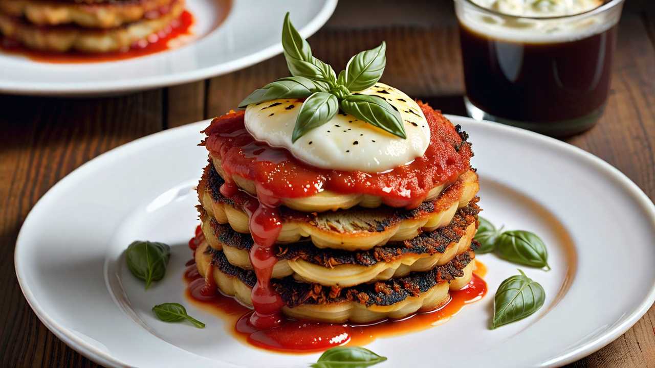 Eggplant Parmesan Stacks