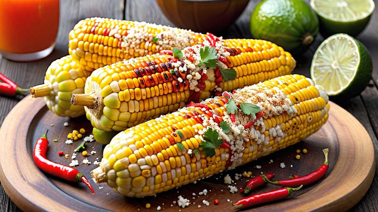 Grilled Corn on the Cob with Cotija Cheese