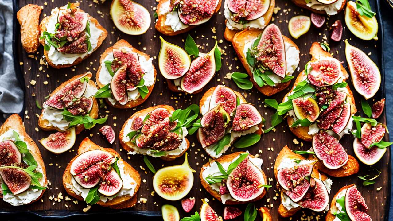 Brie and Fig Crostini