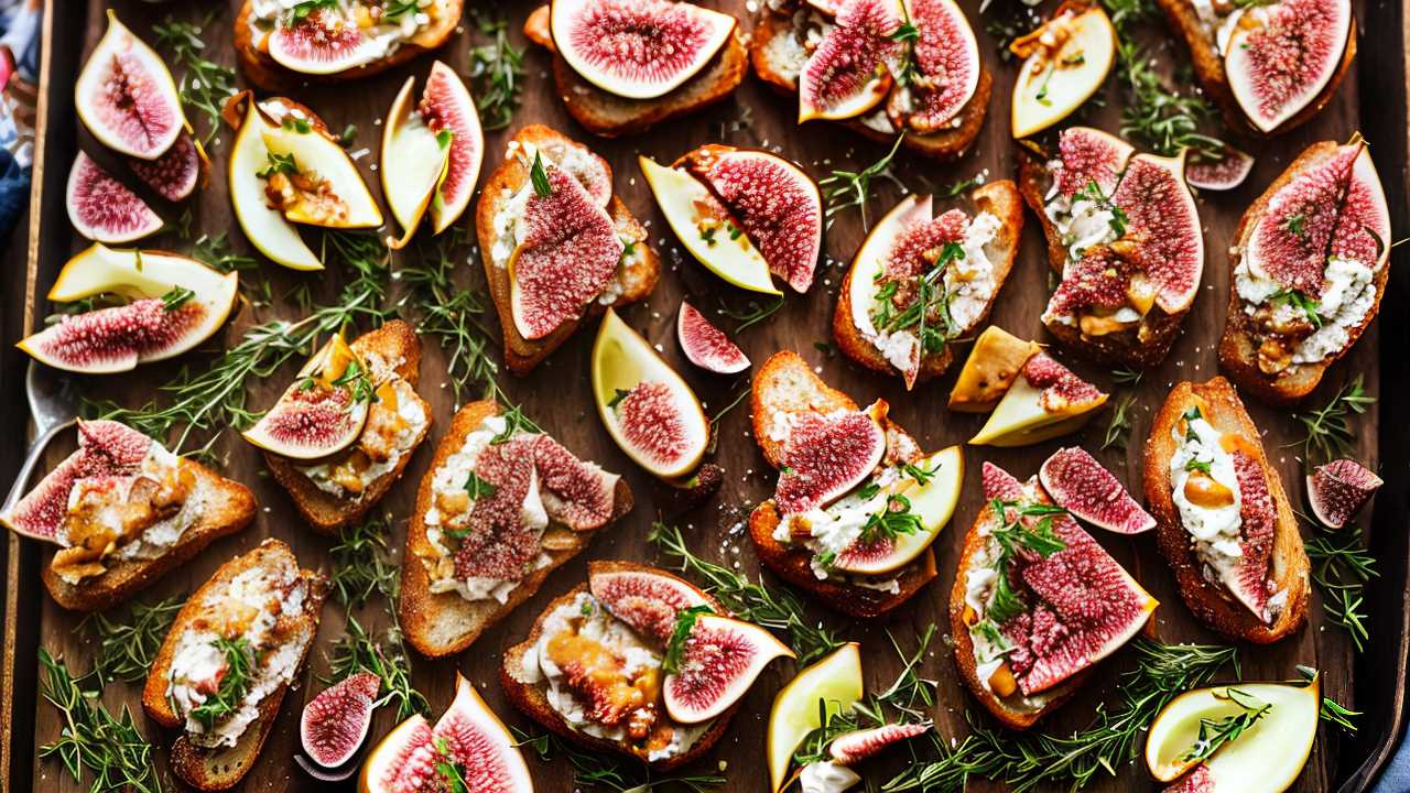 Brie and Fig Crostini