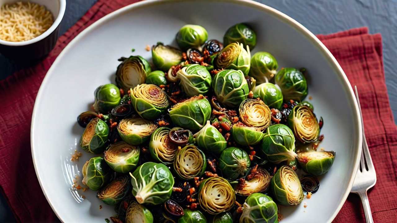 Crispy Parmesan Brussels Sprouts
