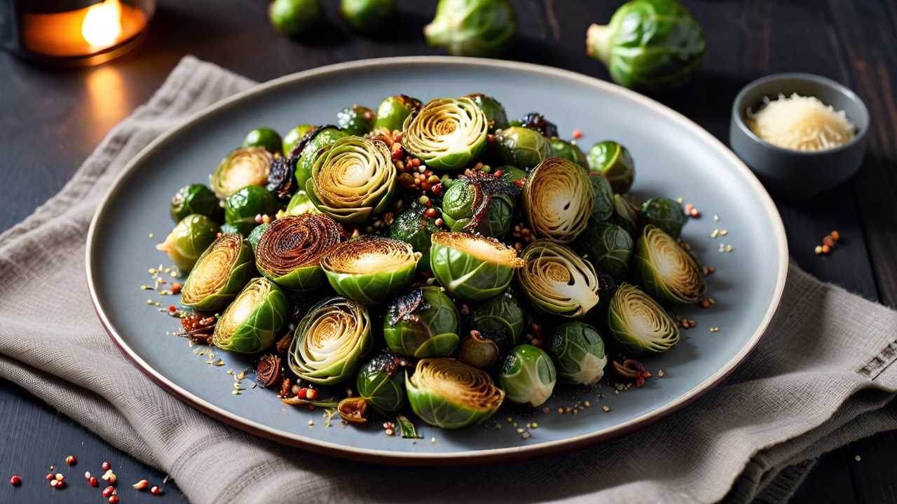 Crispy Parmesan Brussels Sprouts