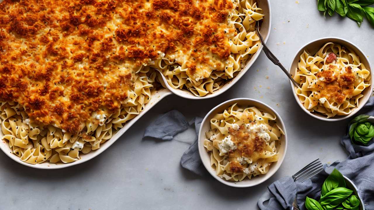 Four Cheese Pasta Bake