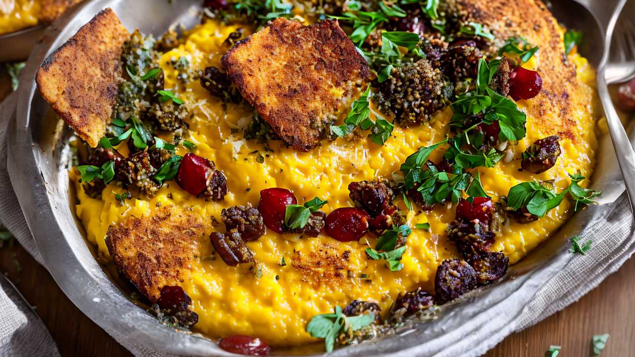 Creamy Three-Cheese Polenta