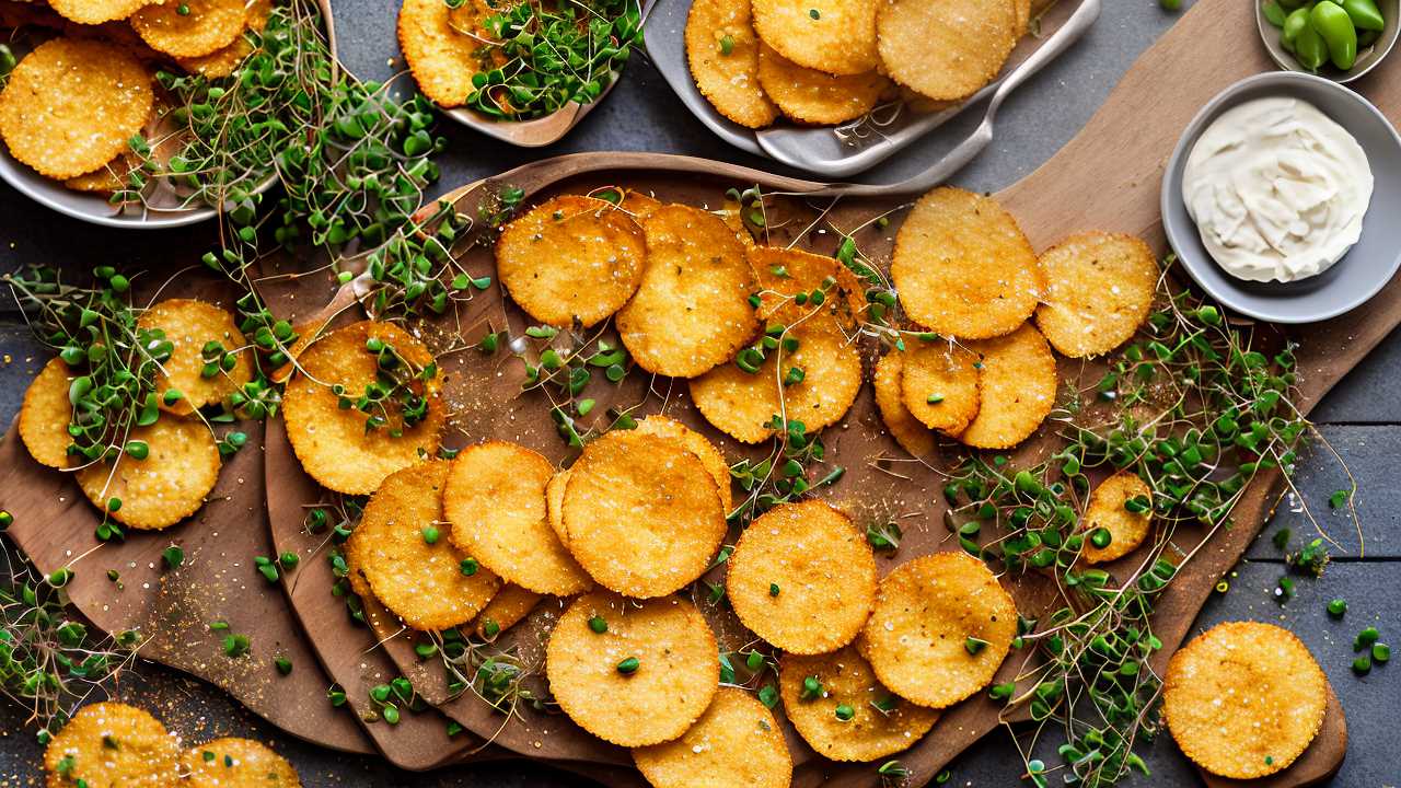 Parmesan Crisps with Thyme and Sea Salt