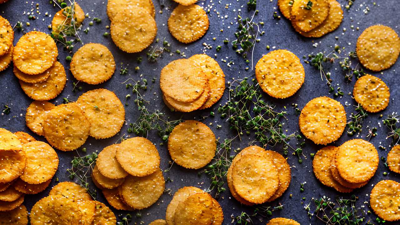 Parmesan Crisps with Thyme and Sea Salt