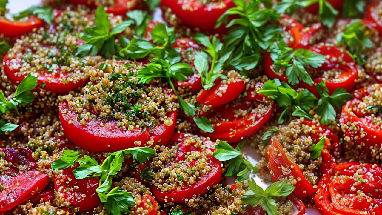 Gluten-Free Quinoa and Cheese Stuffed Peppers