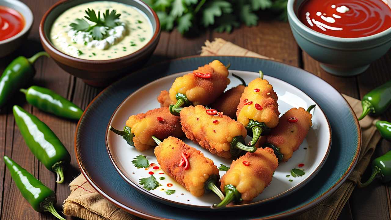 Spicy Pepper Jack Jalapeno Poppers