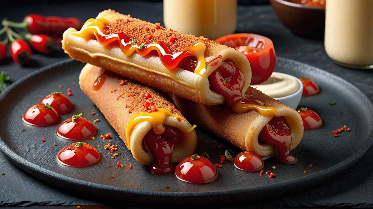 Spicy Pepperoni and Cheese Stuffed Churros