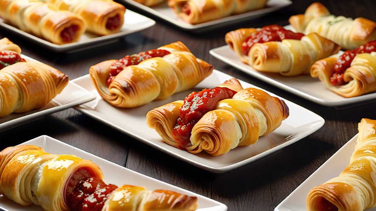 Pepperoni and Cheese Puff Pastry Twists