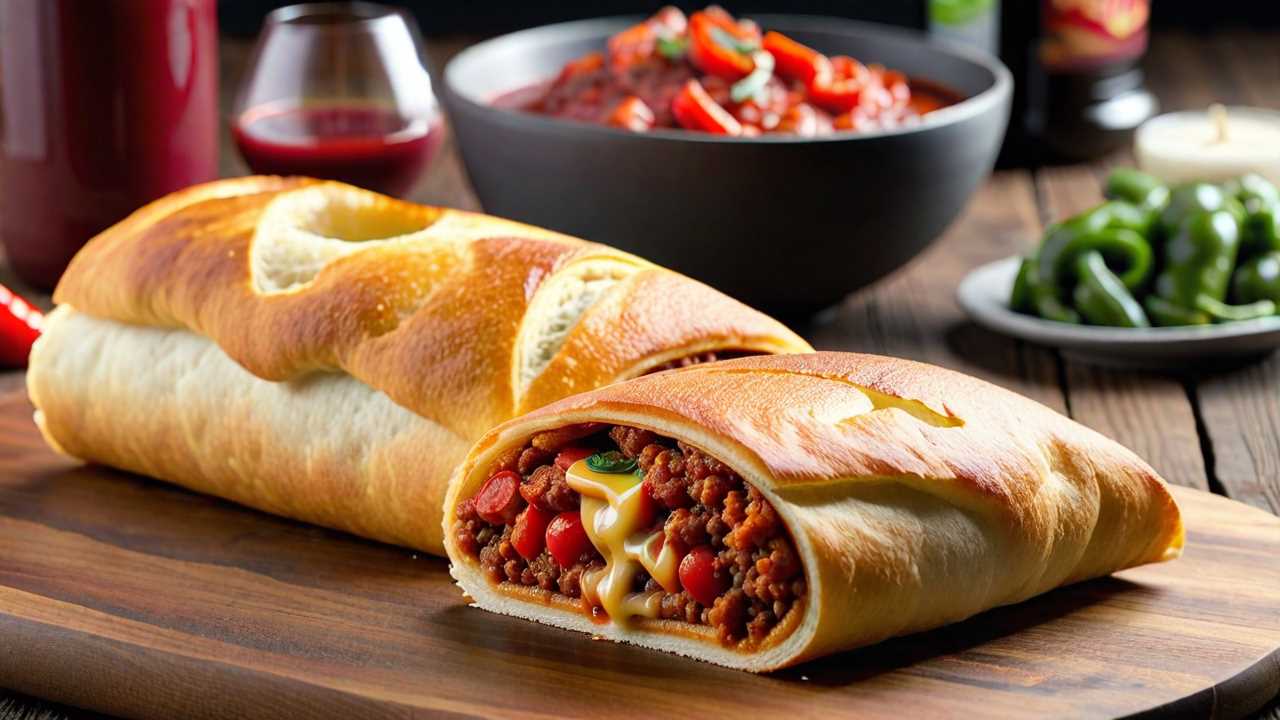 CheeseButta Fiesta Pepperoni Pizza Stromboli