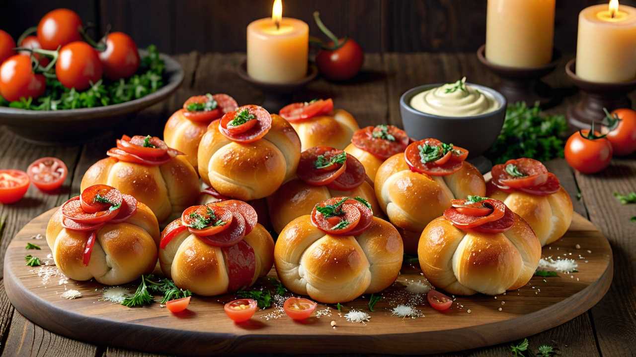 Pepperoni CheeseButta Fiesta Garlic Knots