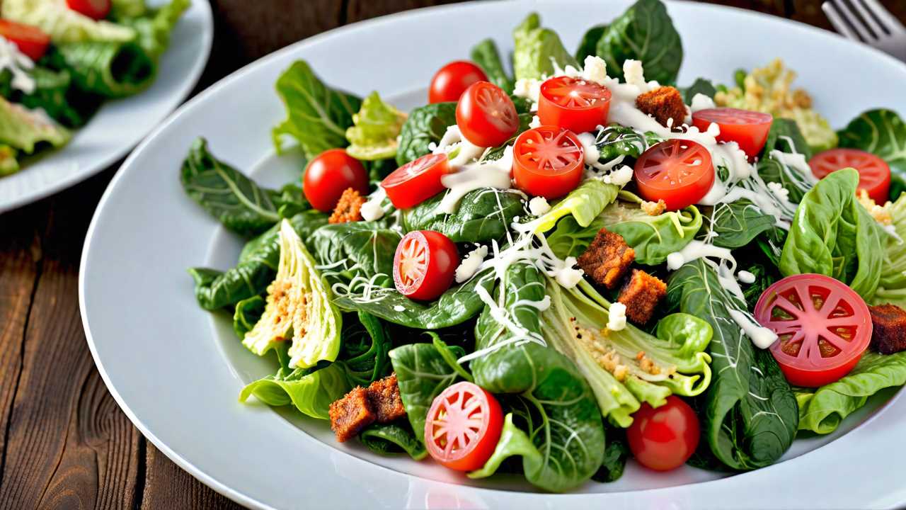 Zesty Pepperoni Caesar Salad