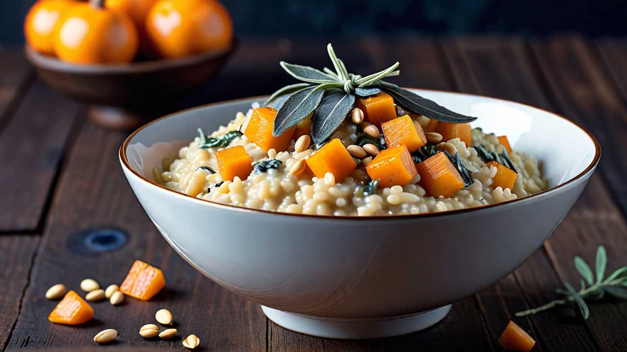 Butternut Squash Risotto with Gorgonzola