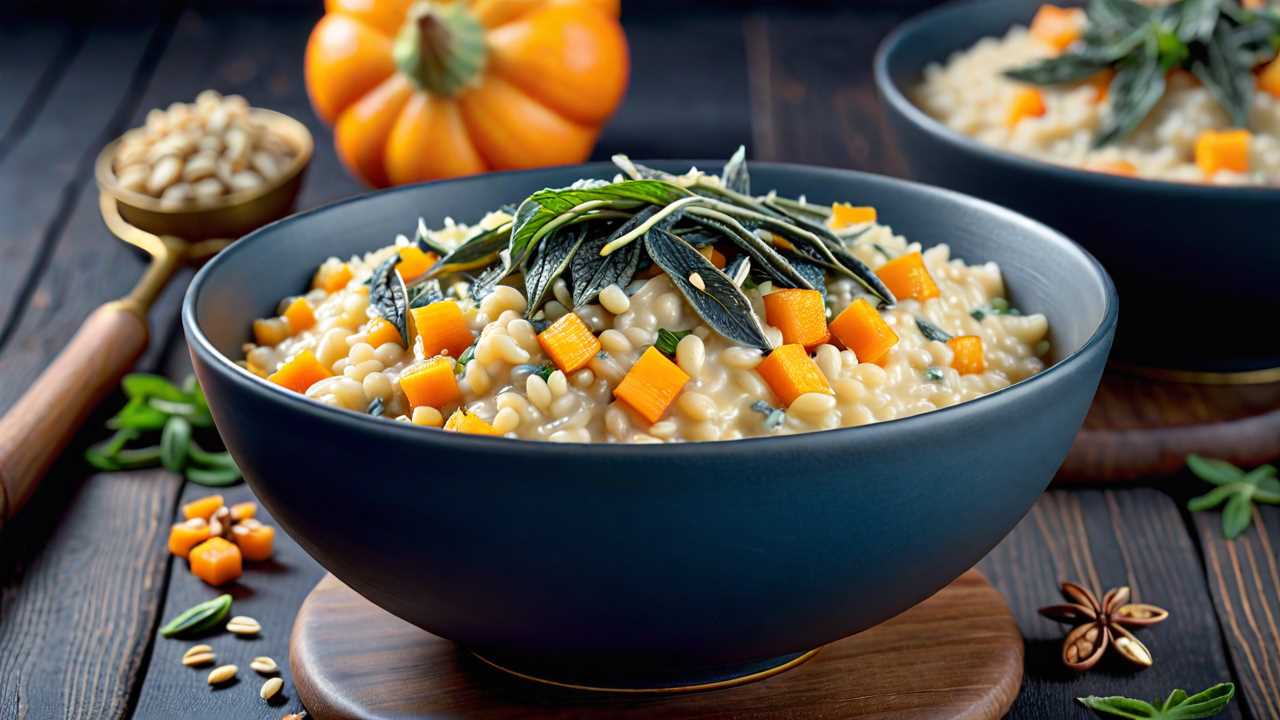 Butternut Squash Risotto with Gorgonzola