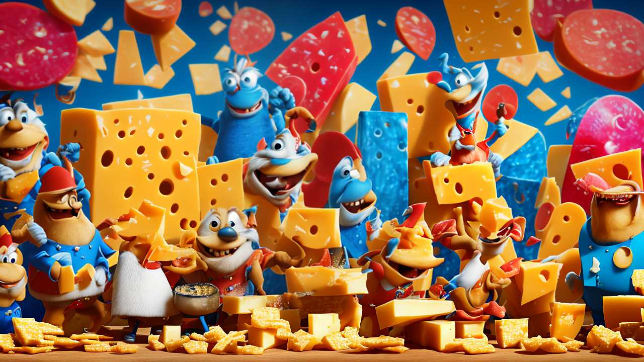 Cheese Snack Bars for School Time