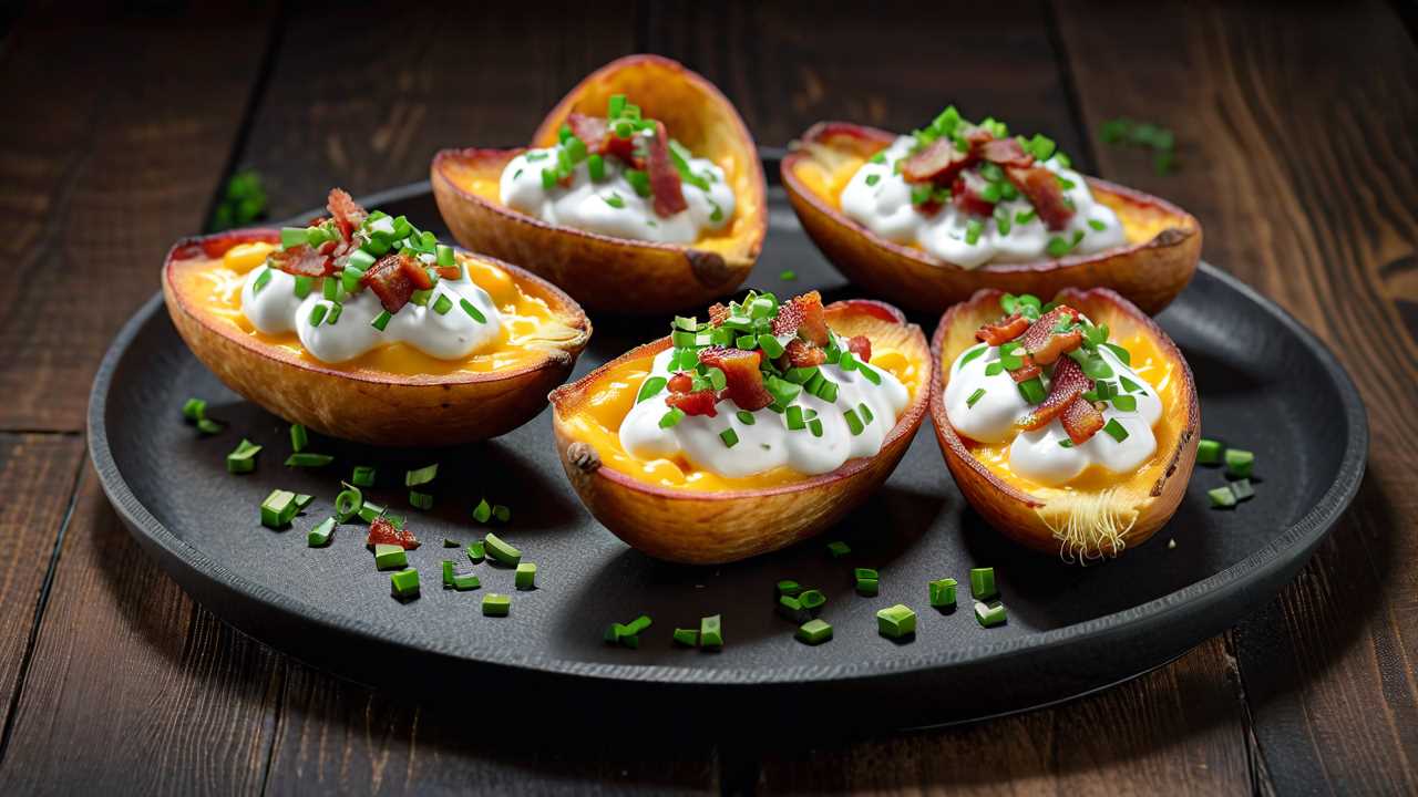 Loaded Cheesy Potato Skins
