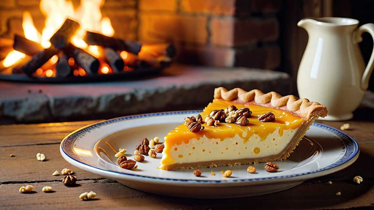 Sweet and Nutty Wisconsin Cheddar Pie