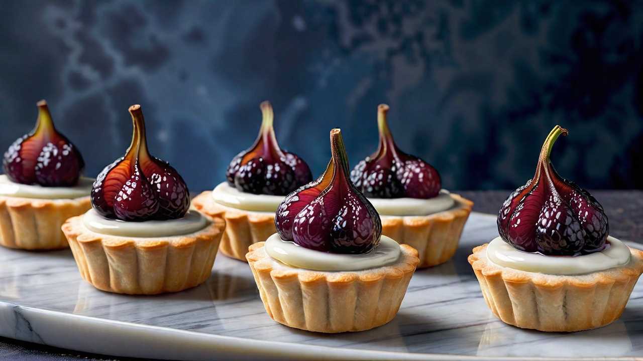 Savory-Sweet Brie and Fig Tartlets