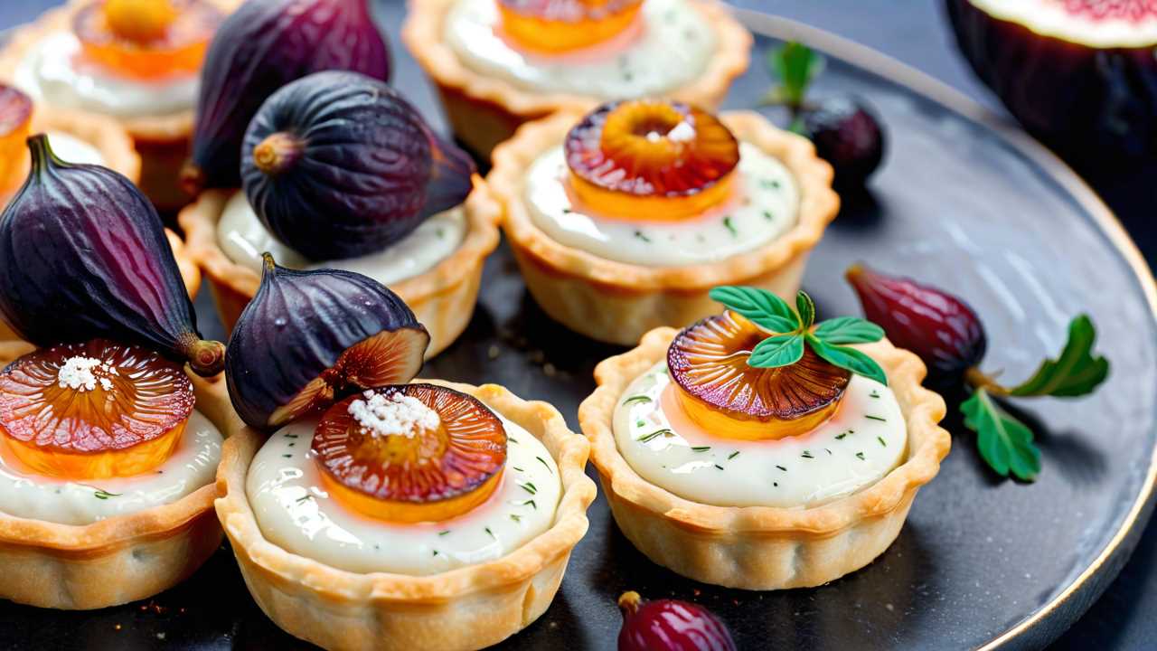 Savory-Sweet Brie and Fig Tartlets