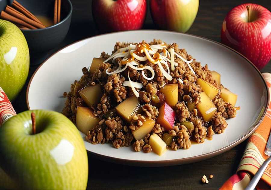 Smoky Gouda Apple Crisp