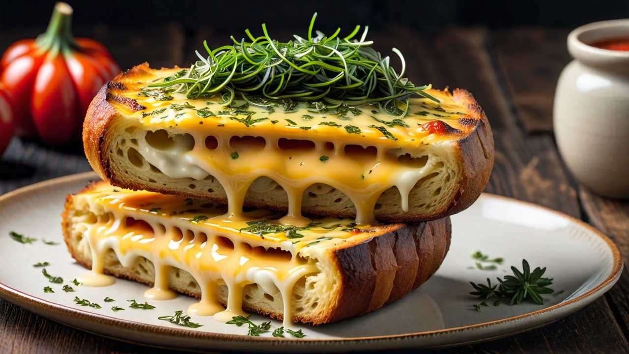 Cheesy Garlic Bread Supreme