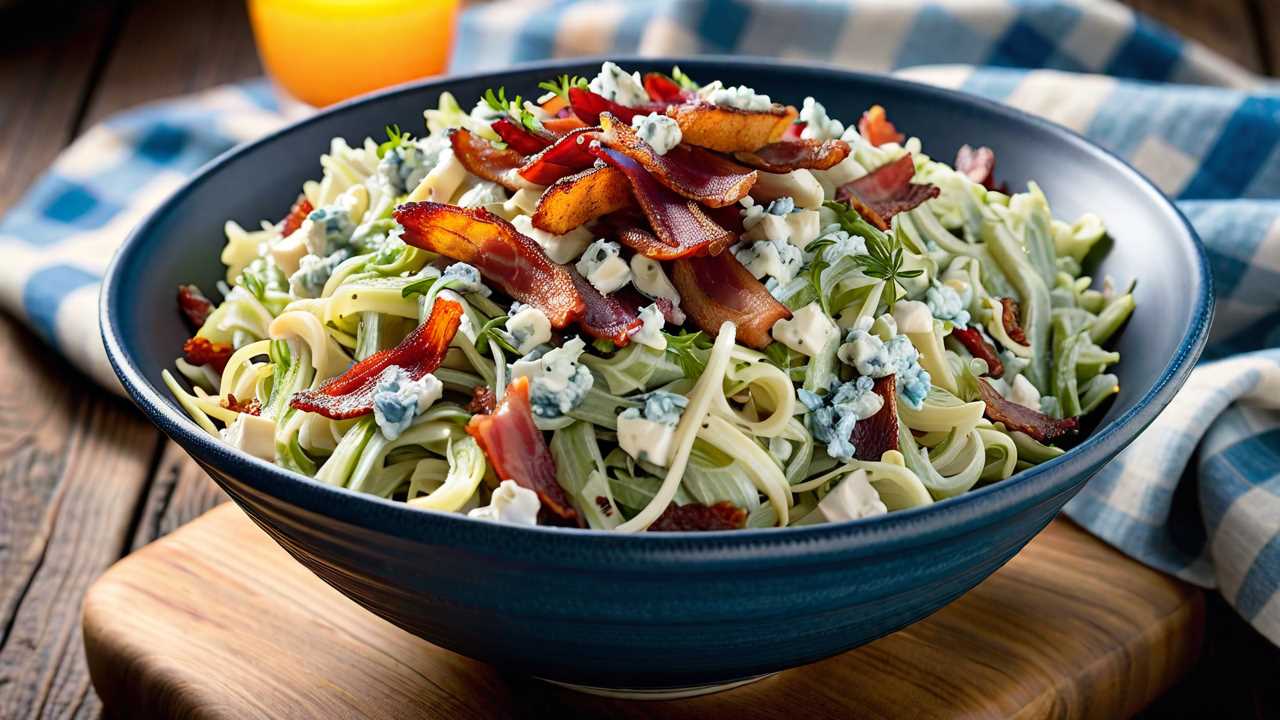 Bacon and Blue Cheese Coleslaw