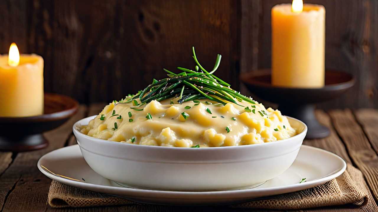 Creamy Cheddar Mashed Potatoes