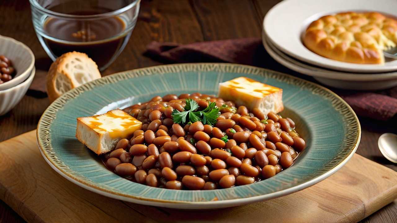 Baked Beans with a Hint of Maple and Cheddar