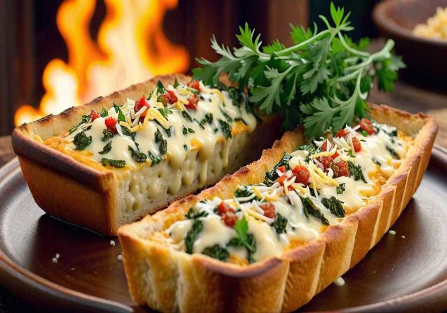 Cheesy Garlic Bread Supreme